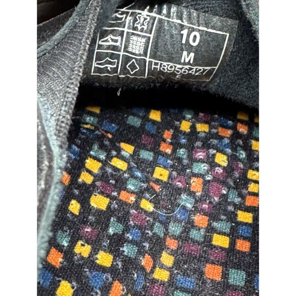 SAS Nora Black 10 M Lizard Print Embossed Leather Slip On Loafers - Picture 8 of 10